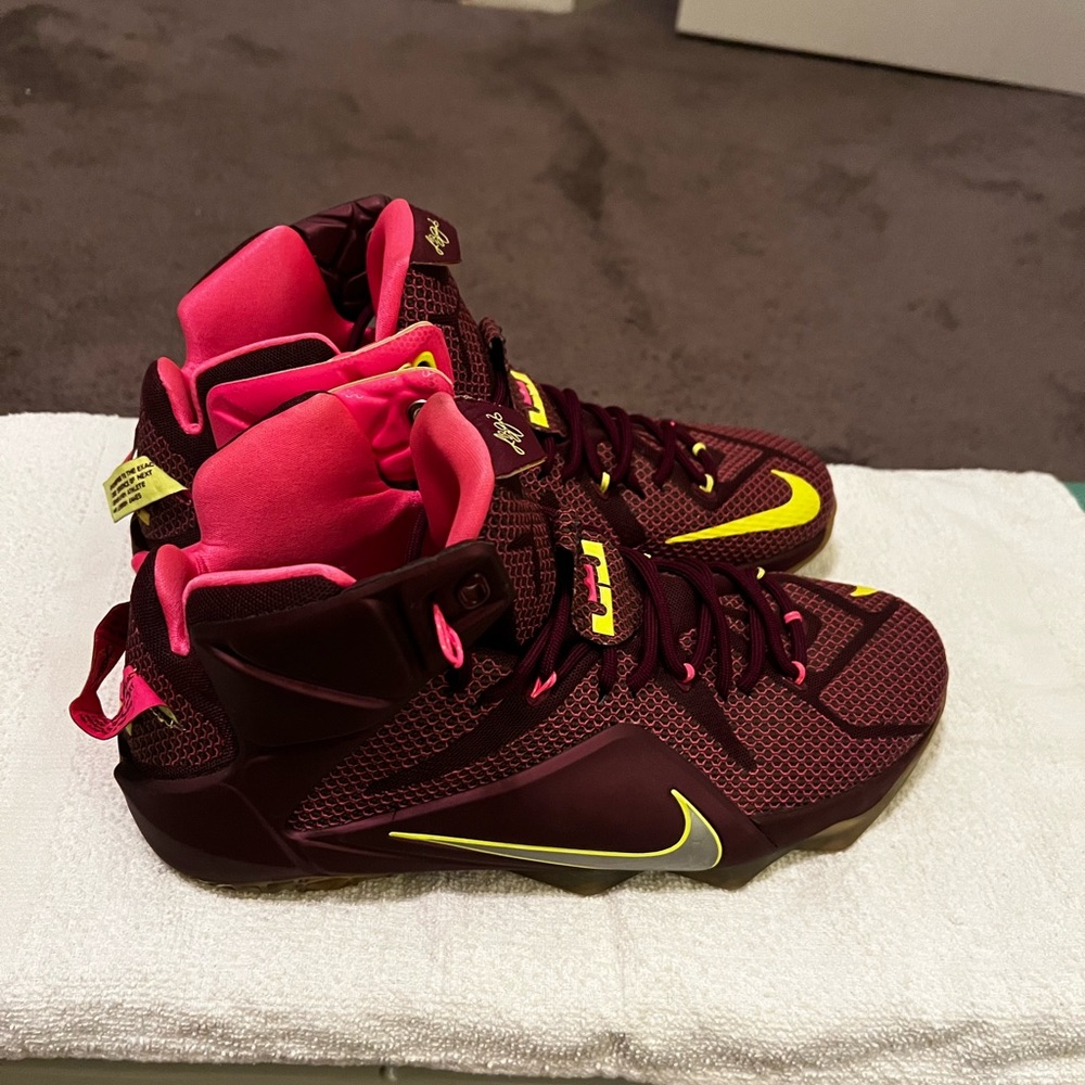 Nike LeBron 12 Double Helix. Size 12. Preowned - Picture 2 of 6